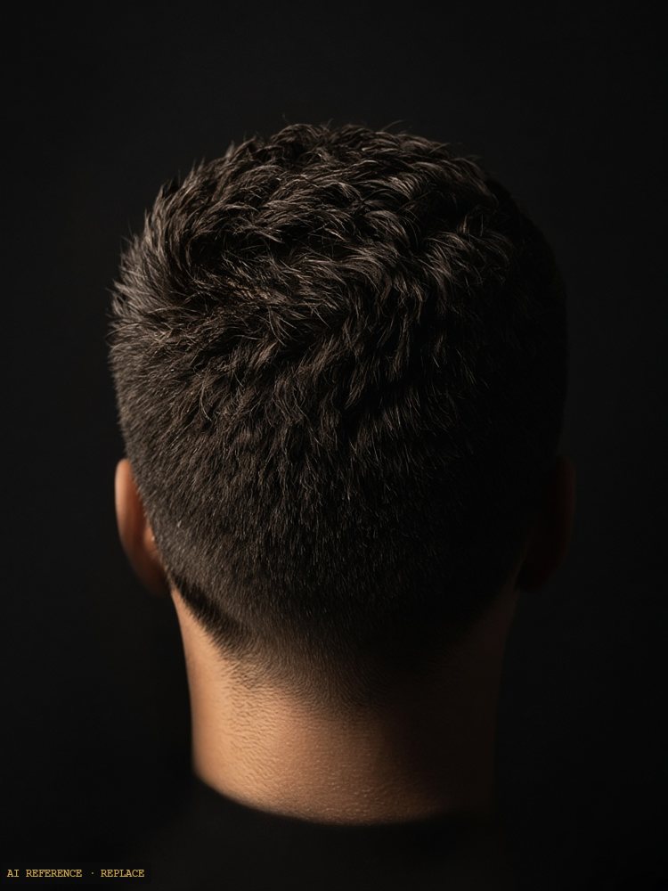 Finished style, back